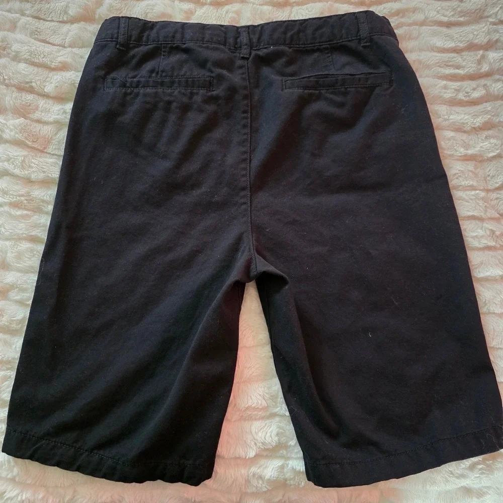 The Children's Place Black‎ Chino Shorts Size 16 School Uniform Casual Preppy